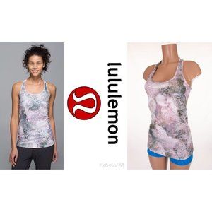 LULULEMON 8 Cool Racerback Tank Moon Print Rare!